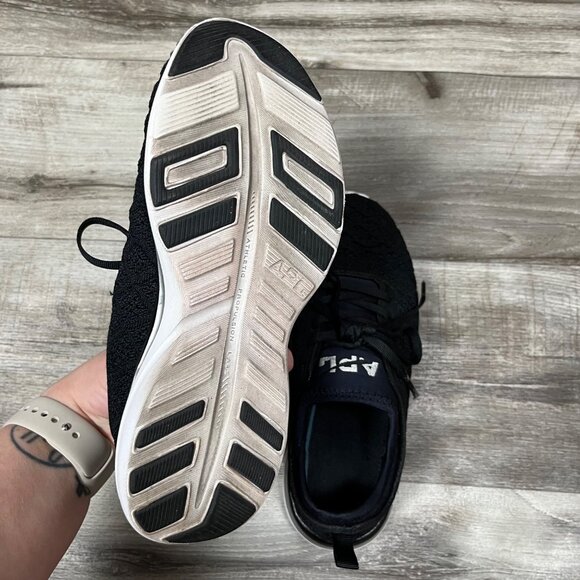 APL Athletic Techloom Phantom W Lace Up Runnings Shoes B/W Women’s Size 5.5 - Picture 10 of 12